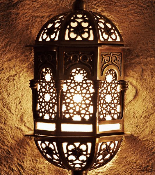Moroccan Silver Metal Handmade Wall Lamp - Timeless Elegance
