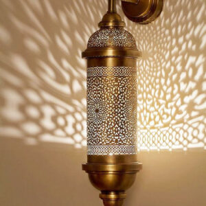 Exquisite Moroccan Silver Wall Lamps | Handmade Vintage Lighting