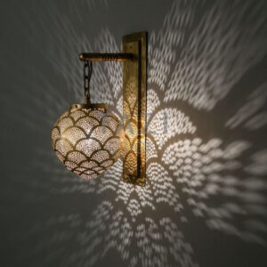 Enchanting Moroccan Silver Wall Lamps | Handmade Craftsmanship