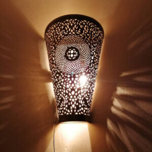 Enchanting Moroccan Silver Pendant Wall Lamps for Vintage Charm
