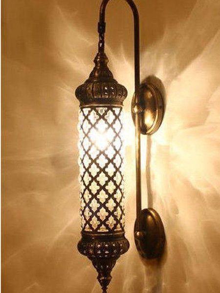 Handcrafted Moroccan Wall Lamps - Vintage Beauty for Indoor & Outdoor Spaces