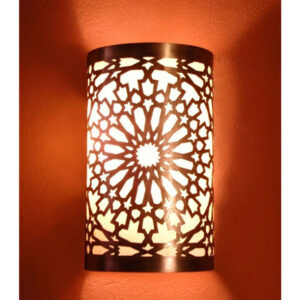 Moroccan Silver Handcrafted Pendant Lamp - Vintage Elegance