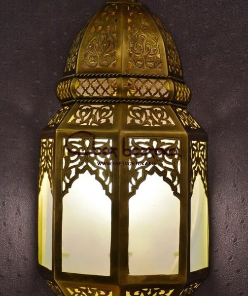 Handcrafted Moroccan Silver Metal Wall Lamp - Vintage Charm & Elegance