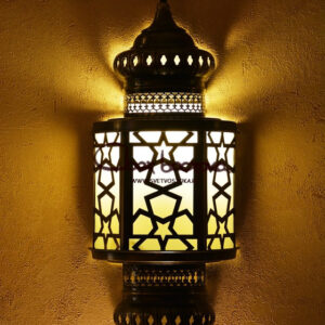 Moroccan Silver Wall Lamps - Premium Metal Craft, Indoor & Outdoor Lighting