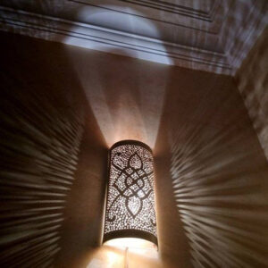 Moroccan Silver Metal Pendant Wall Lamps - Vintage Style & Quality Craftsmanship