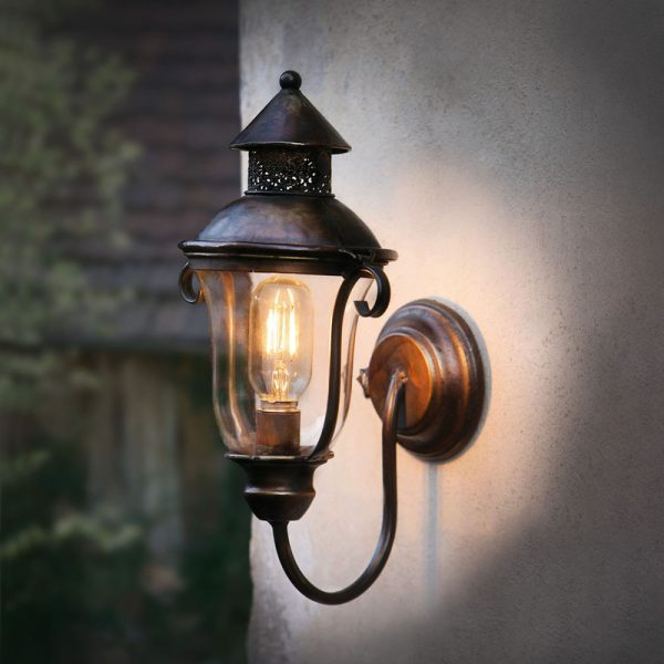 Moroccan Handmade Silver Metal Wall Lamp with Vintage Elegance
