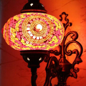 Moroccan Silver Wall Lamp - Vintage Handcrafted Lighting