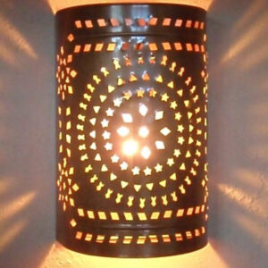 Moroccan Silver Metal Vintage Wall Lamps - Exquisite Craftsmanship.