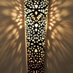Captivating Moroccan Silver Pendant Wall Lamps