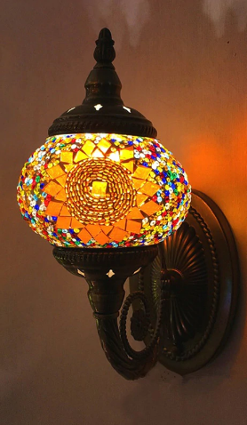 Moroccan Silver Metal Pendant Wall Lamps - Vintage Charm & Durability