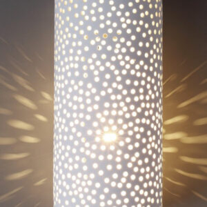 Moroccan Silver Metal Pendant Wall Lamps for Indoor/Outdoor