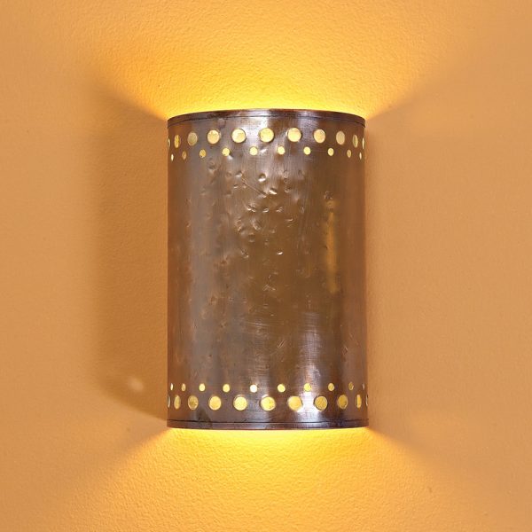 Moroccan Silver Metal Pendant Wall Lamp - Handcrafted Silver Metal Fixture for Indoors & Outdoors