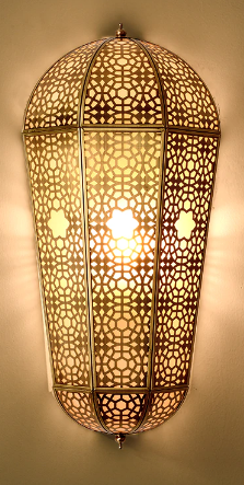 Moroccan Silver Pendant Wall Lamp - Vintage Charm, Wide Design Options
