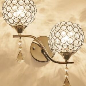 Moroccan Silver Metal Handcrafted Wall Lamp - Vintage Charm for Indoor/Outdoor Décor.