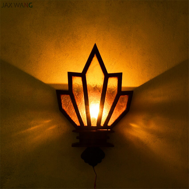 Moroccan Silver Metal Pendant Wall Lamp - Vintage Elegance