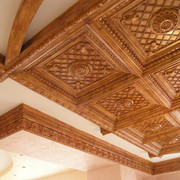 Moroccan Handcrafted Wood Ceiling - Exquisite Marrakesh Artistry