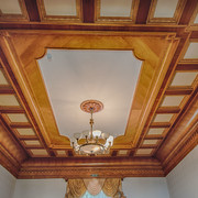 Vintage Moroccan Wood Ceiling - Hand-Carved Premium Masterpiece