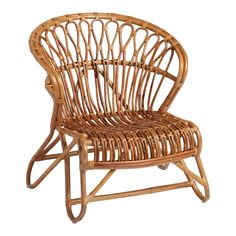 Moroccan Rattan Wood Chair | Handmade in Morocco