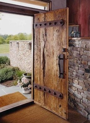Exquisite Antique Moroccan Wood Door - Timeless Elegance and Durability