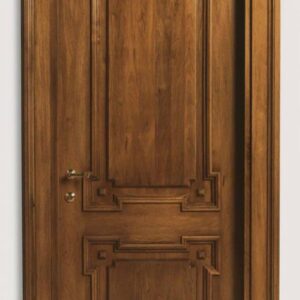 Exquisite Stained Wood Door - High-Quality & Elegant