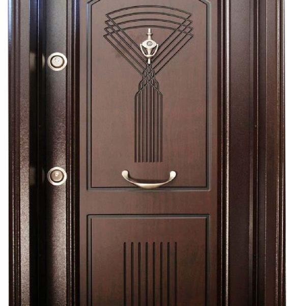 Dark Wood Front Door | Premium Solid Wood Entryway Door