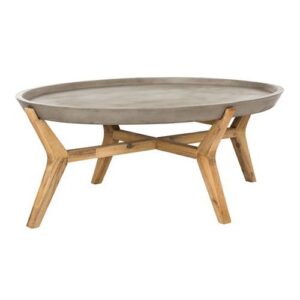 Moroccan Handcrafted Wood Table | Glossy Brown Finish