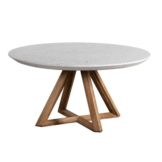 Moroccan Mother of Pearl Inlaid Wood Coffee Table - Handcrafted Elegance