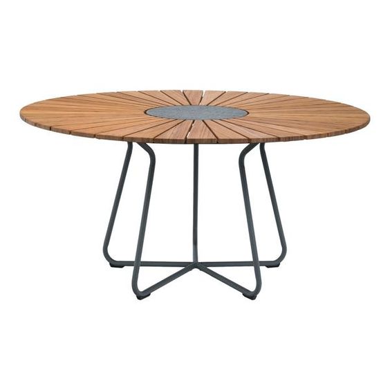 Hand-Carved Moroccan Wood Table - Glossy Finish