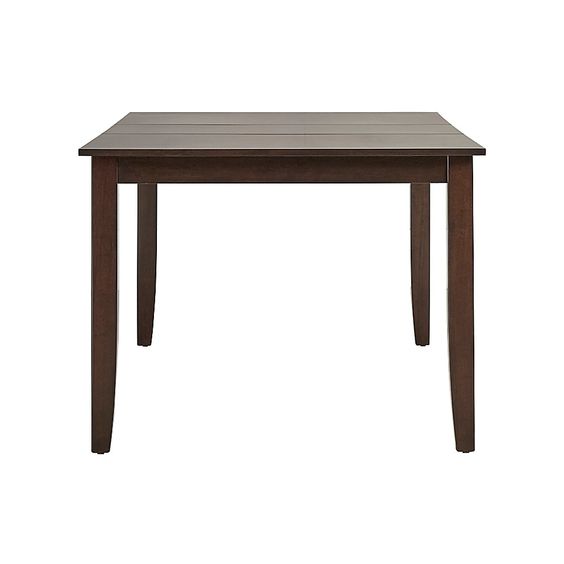 Handcrafted Moroccan Wood Table - Brown Finish & Artisan-Carved