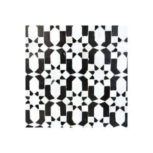 Moroccan Mosaic Black & White Tiles | High-Quality & Timeless