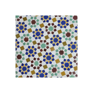 Captivating Moroccan Mosaic Tile | Multi-Color Stars