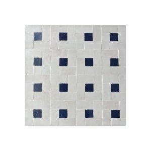 Timeless Moroccan Mosaic Tiles in Blue & White