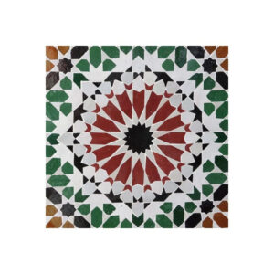 Moroccan Mosaic Tile | Vibrant Floral Geometric Design