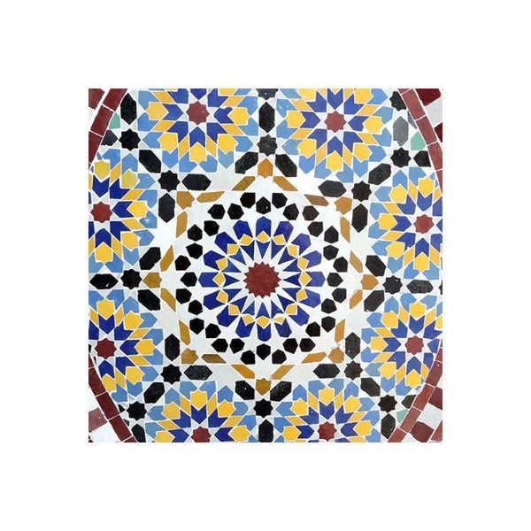Moroccan Mosaic Pattern in Multi Colors - High-Quality Durable Tiles
