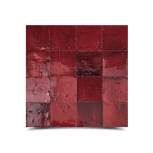 Moroccan Mosaic Sangria Red Tiles