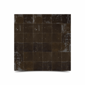Moroccan Mosaic Brown Color Tile - Handcrafted Glazed 6x6 Tile, Indoor/Outdoor, Matte Finish