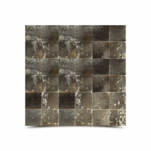 Moroccan Mosaic Solid Coffee Brown Tiles - Handmade Glazed 6x6 Mosaics