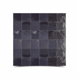 Moroccan Black Handmade Mosaic Tile - 12x12 inch Size