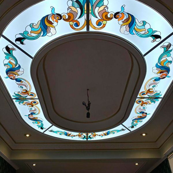 Premium Handmade Moroccan Plaster Ceiling 098 - Customizable Arch