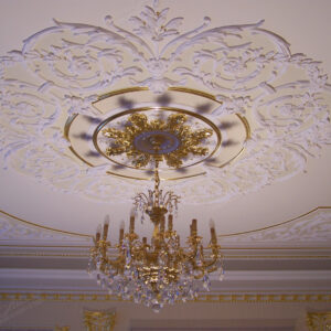 Moroccan Plaster Ceiling Rose | Handmade Fibreglass Finish