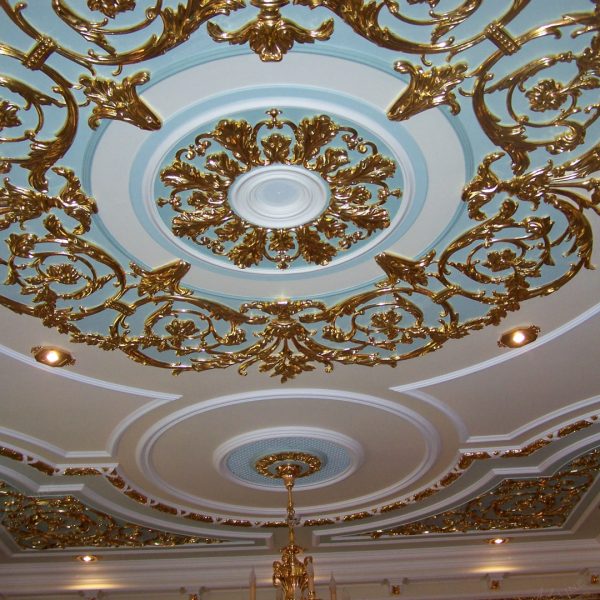 Premium Moroccan Handmade Gypsum Plaster Ceiling 034 for Exquisite Interiors
