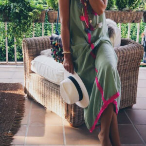 Vacation Maxi Moroccan Beach Cover Up - Elegant Caftan for Beach Days and Beyond