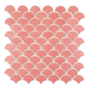 Moroccan Fish Scale Tiles - Grapefruit Delight