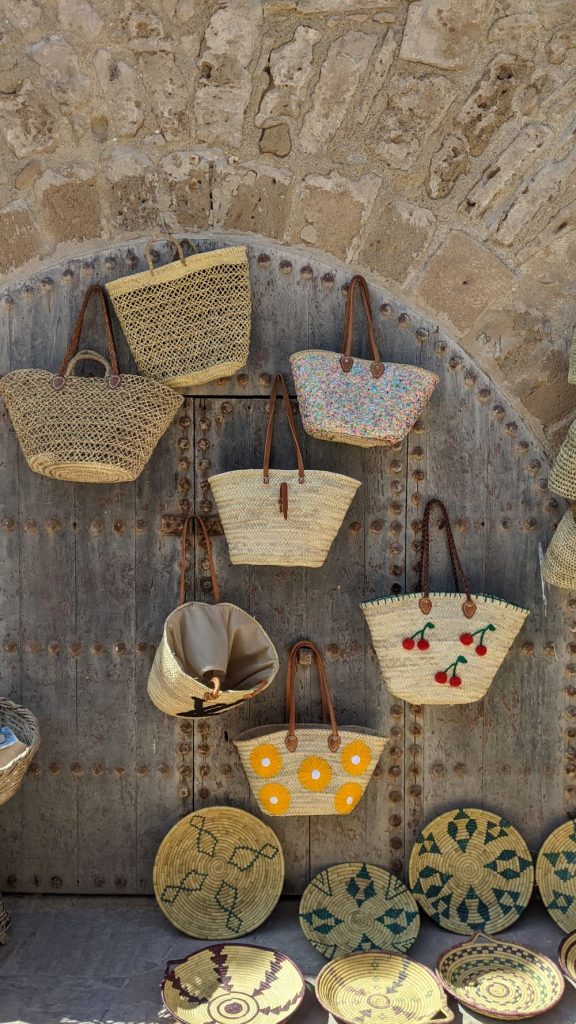 Leather Baskets