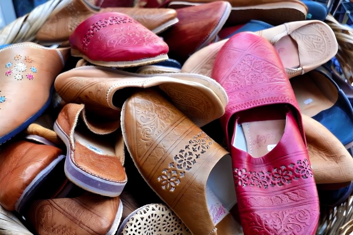 Vegetable-tanned Moroccan leather