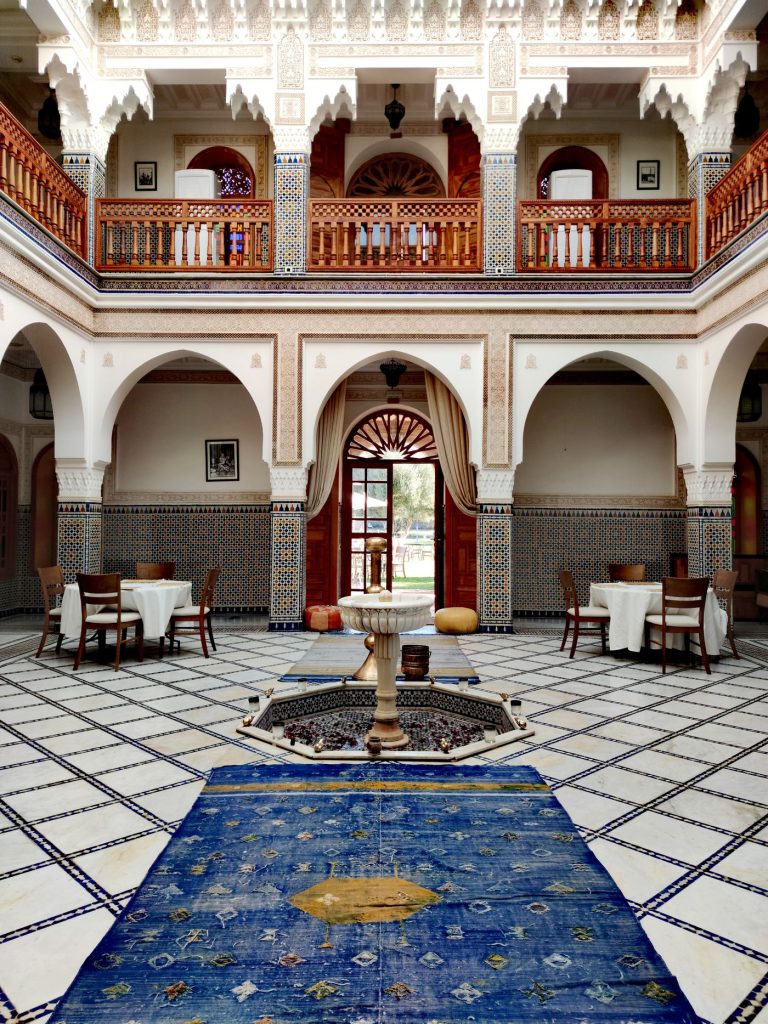 Fountain at reception